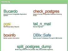 Tablet Screenshot of bucardo.org